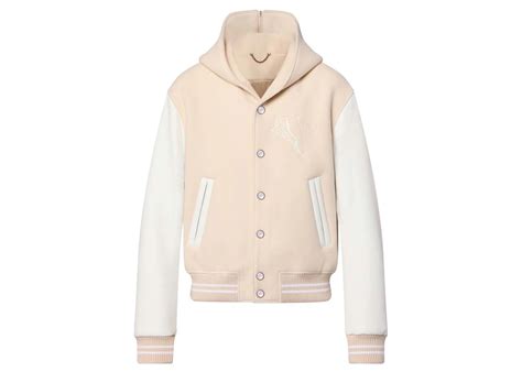 louis vuitton calfskin high school jacket.